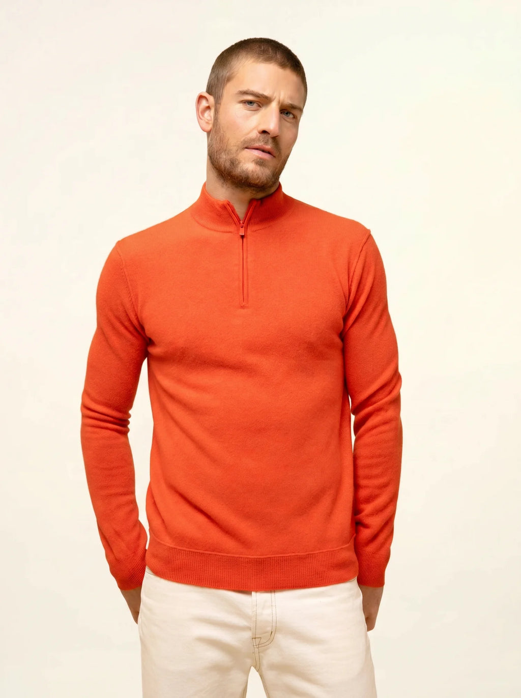 NOUR pull camionneur orange