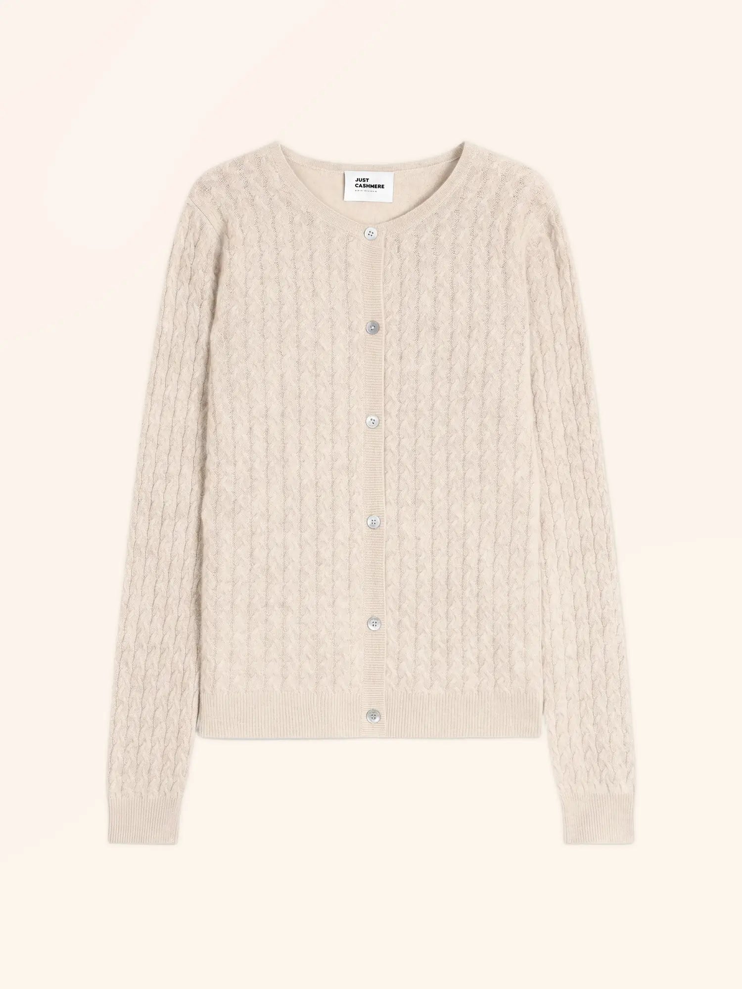 LAURA cardigan col rond neige