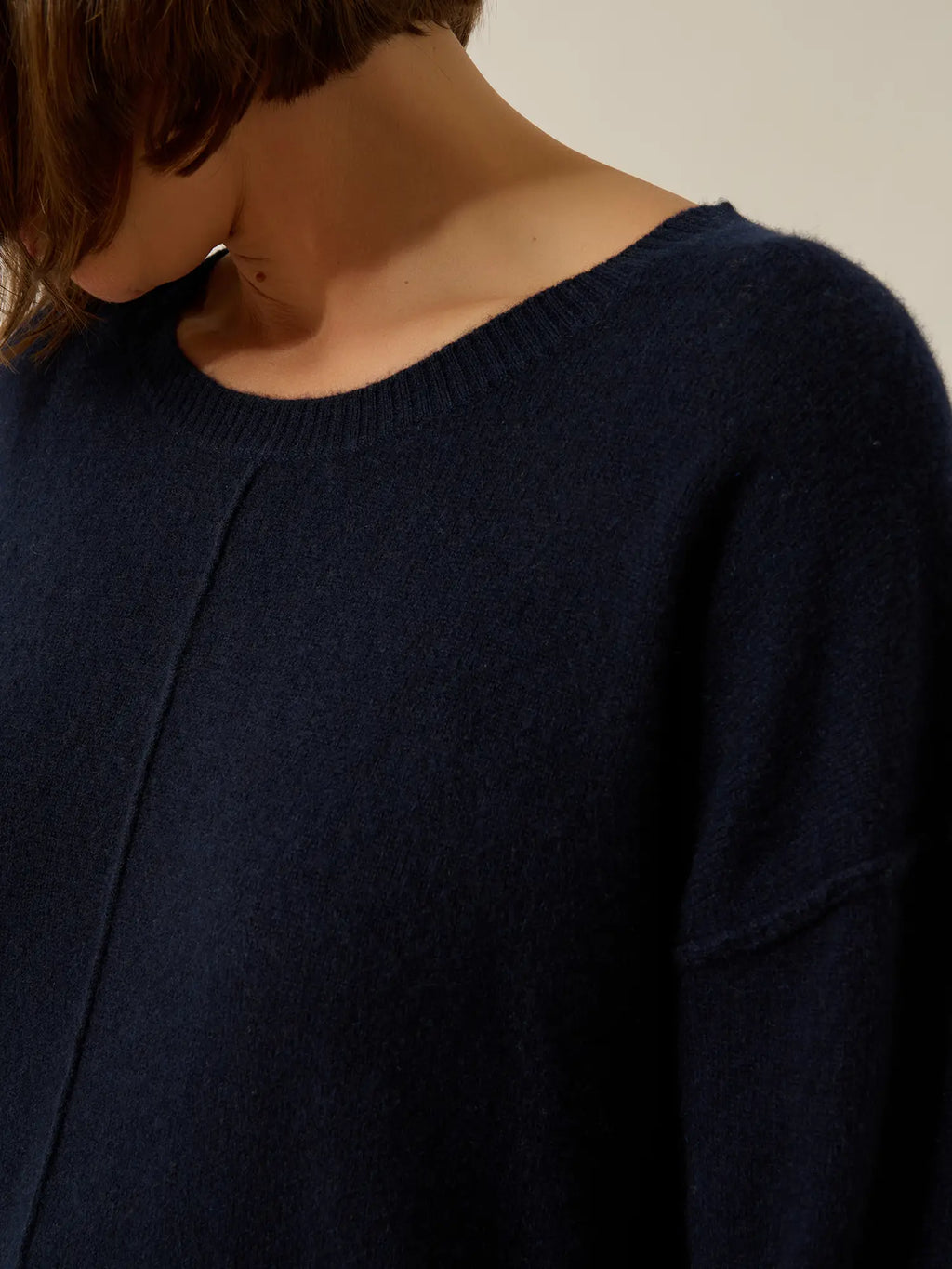 TESS pullover rundhalsausschnitt marineblau