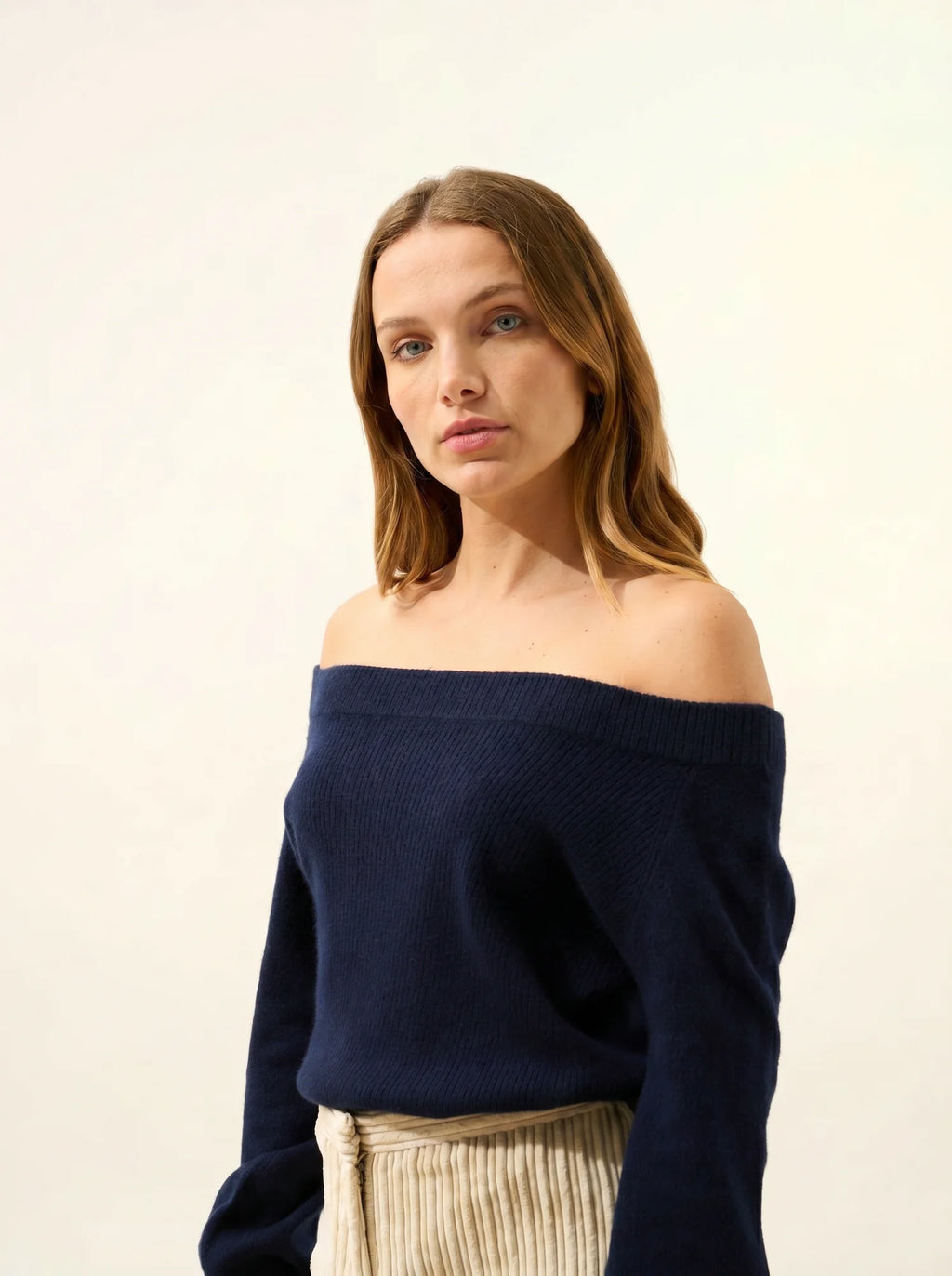 TONY pullover u-boot-ausschnitt marineblau