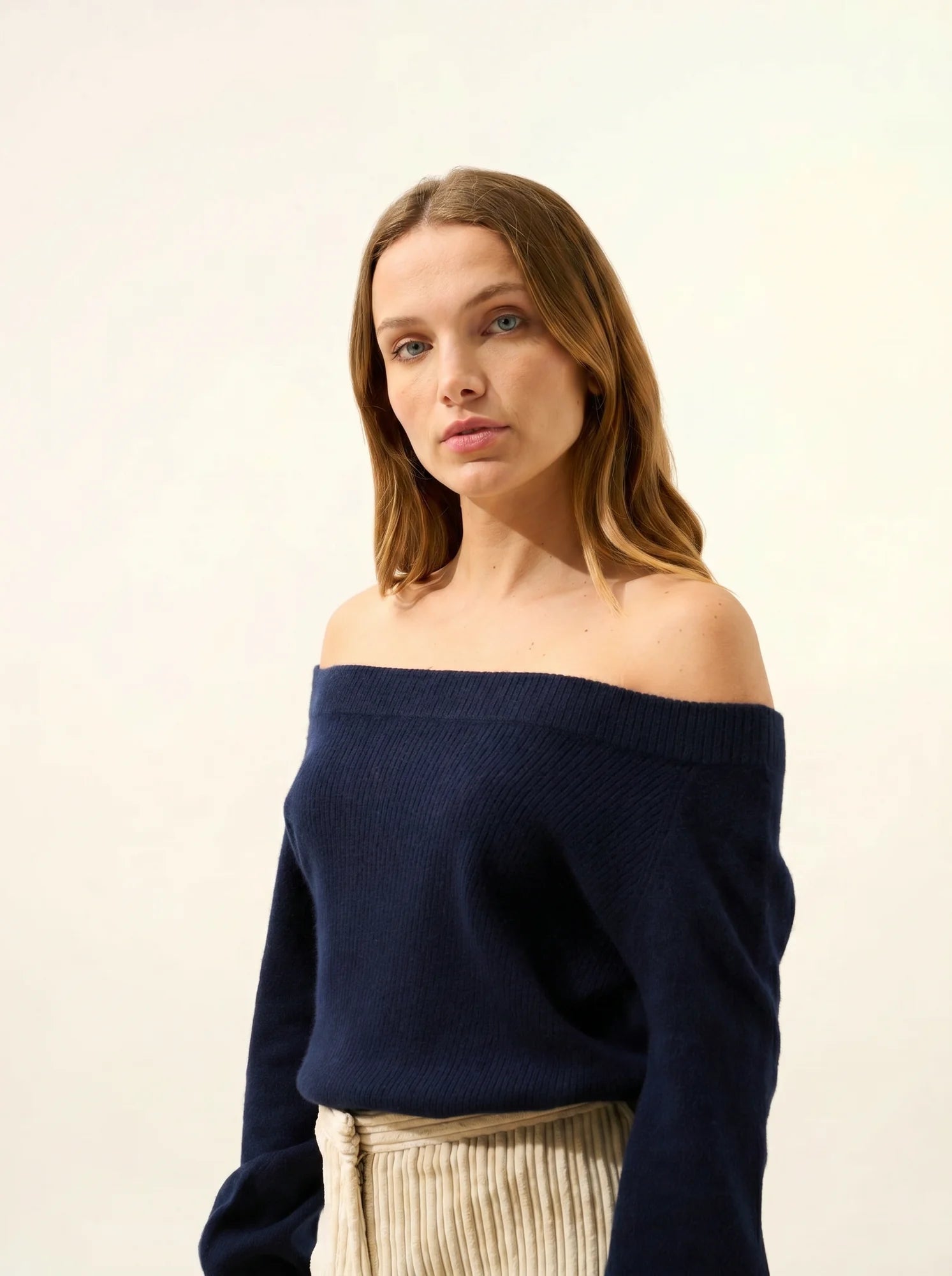 TONY pullover u-boot-ausschnitt marineblau