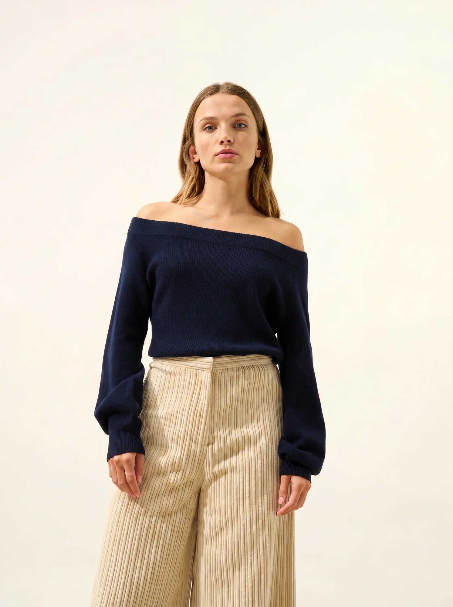TONY pullover u-boot-ausschnitt marineblau