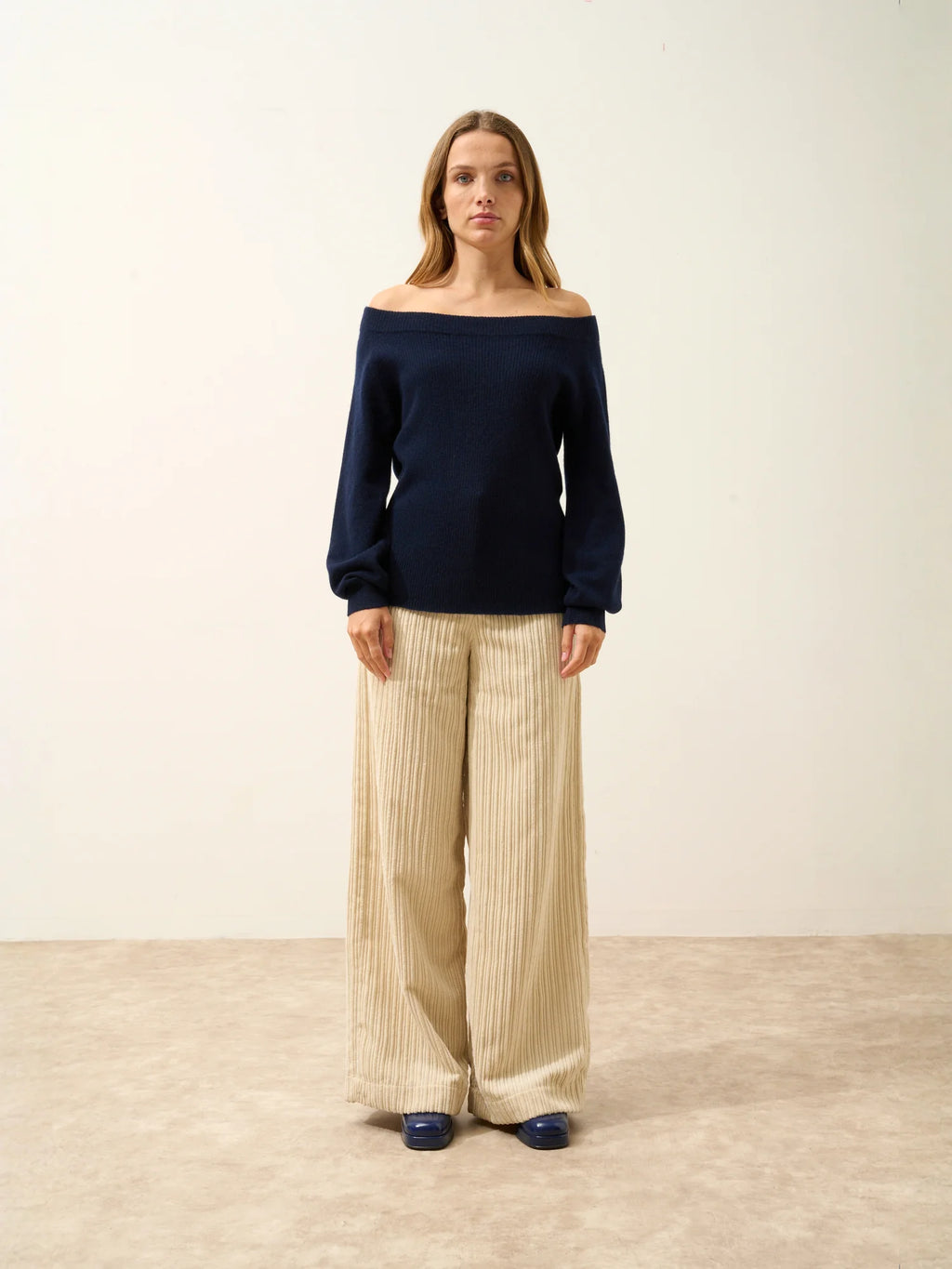 TONY pullover u-boot-ausschnitt marineblau