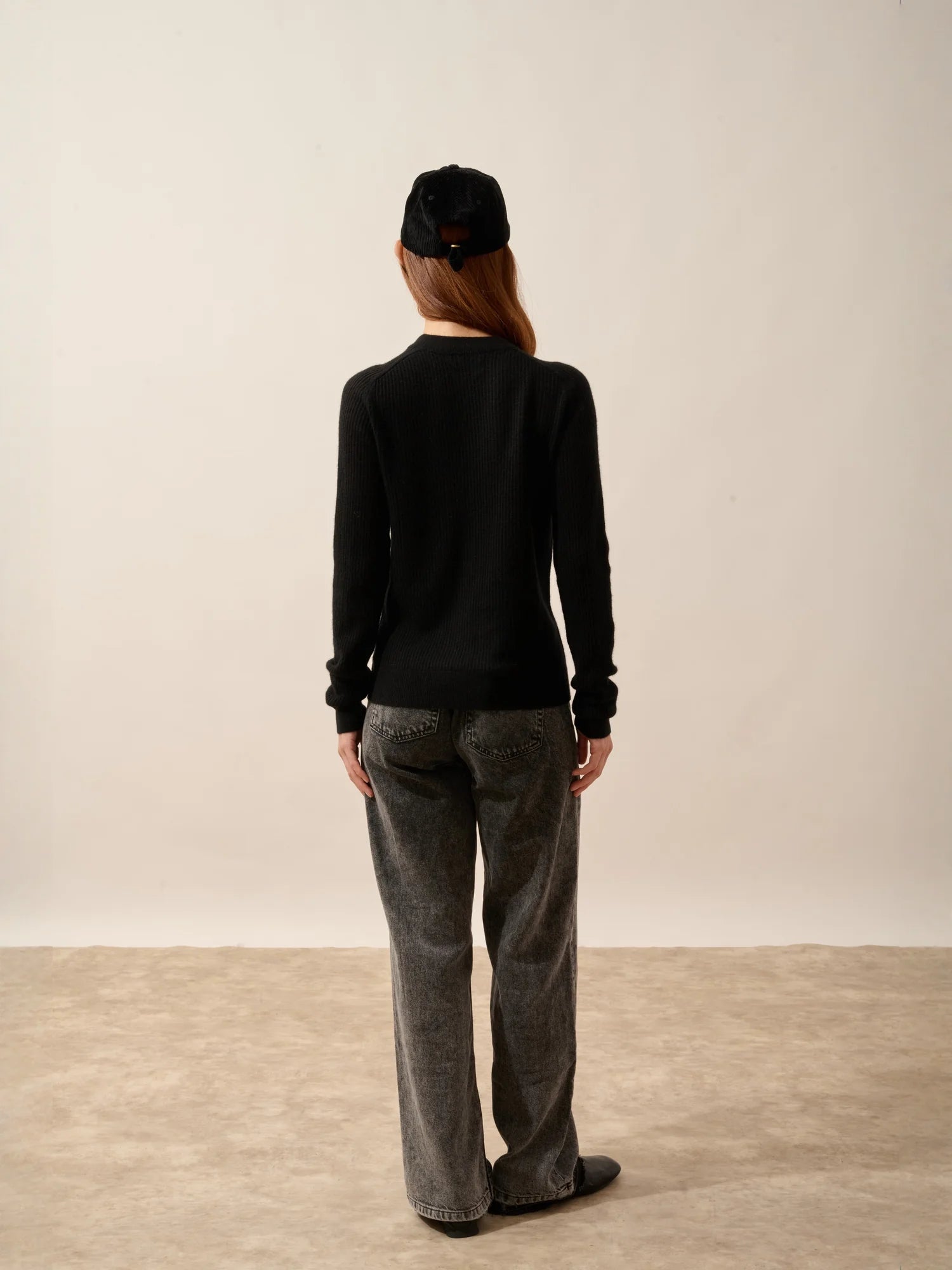 CALLIE pullover rundhalsausschnitt schwarz