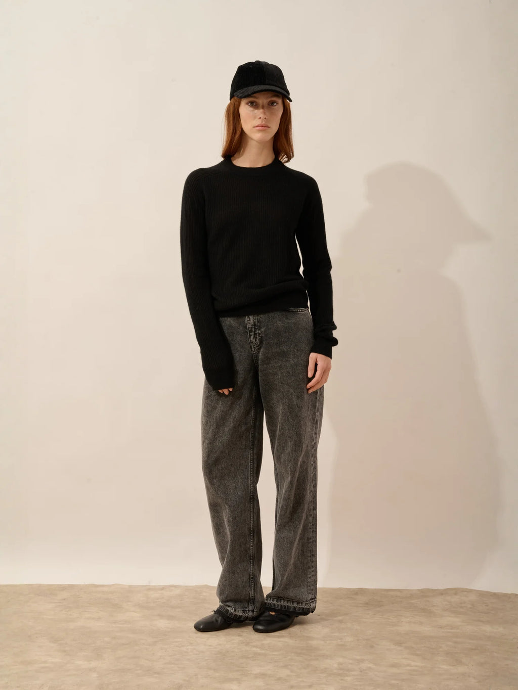 CALLIE pullover rundhalsausschnitt schwarz