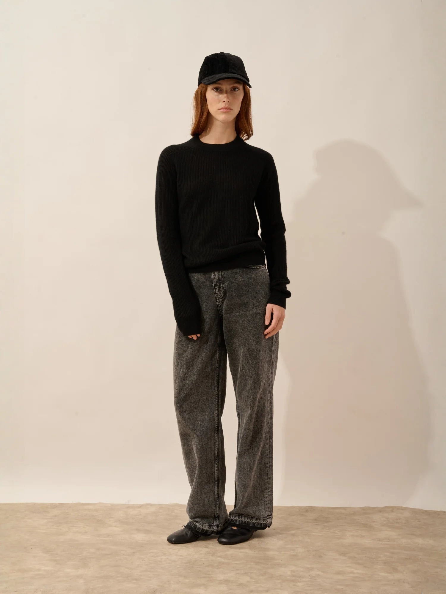 CALLIE pullover rundhalsausschnitt schwarz