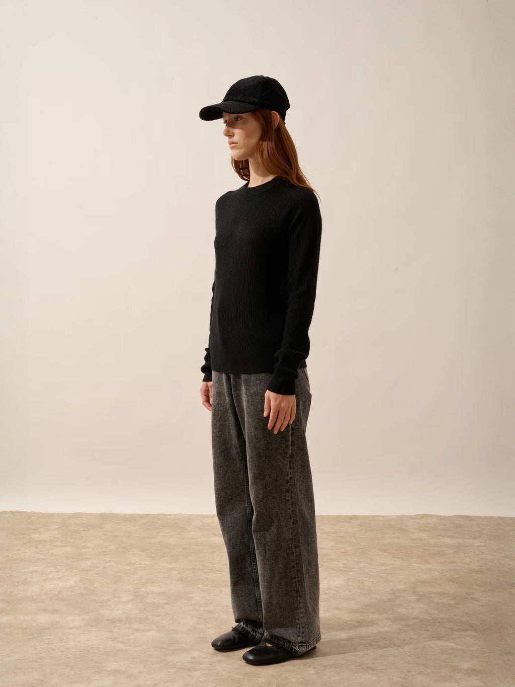 CALLIE pullover rundhalsausschnitt schwarz