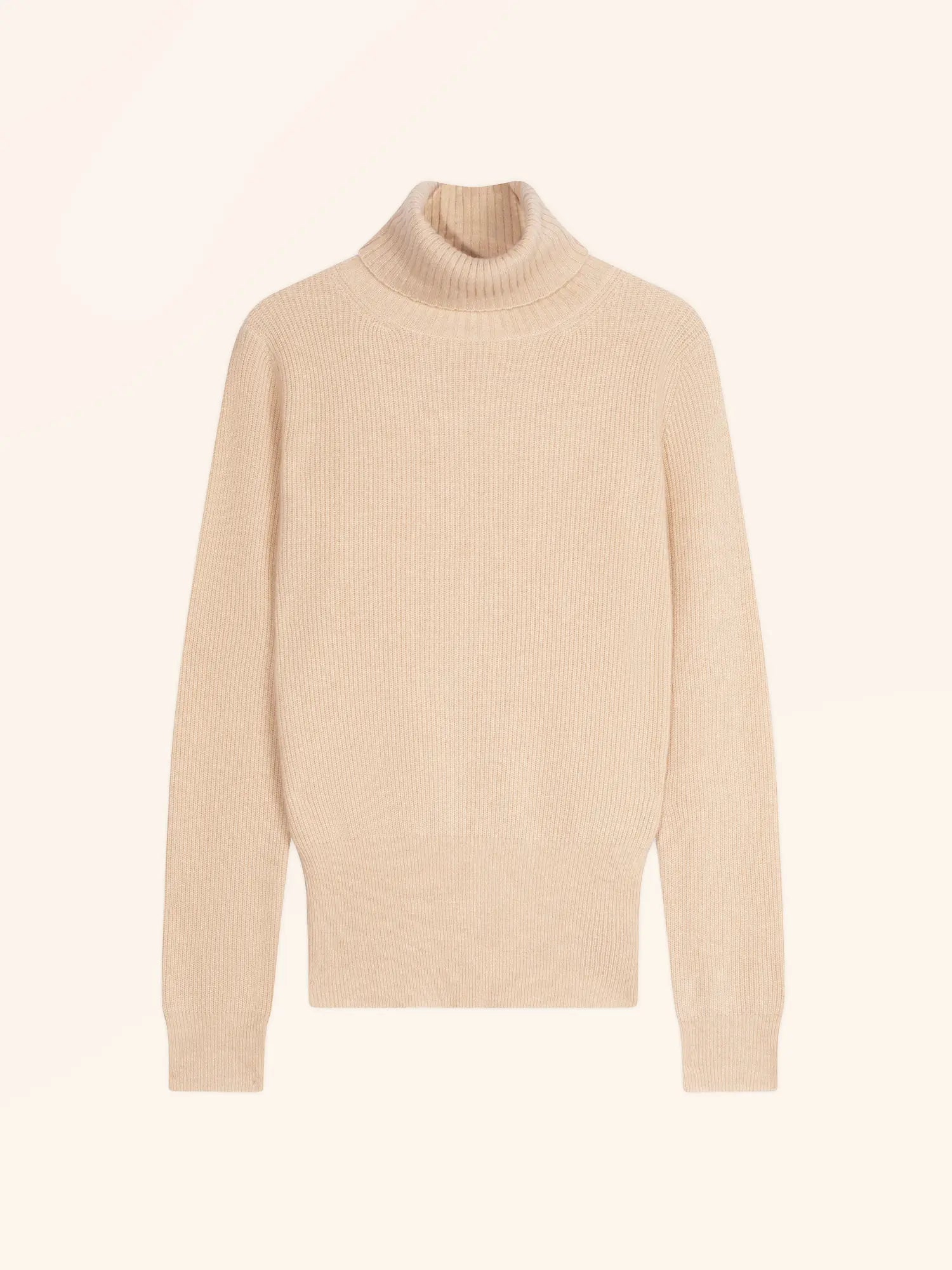 BILL pullover rollkragen sand