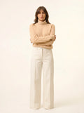 BILL pullover rollkragen sand