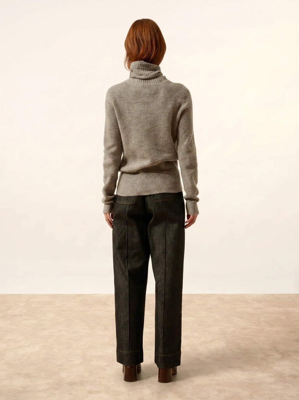 BILL pullover rollkragen wolke meliert