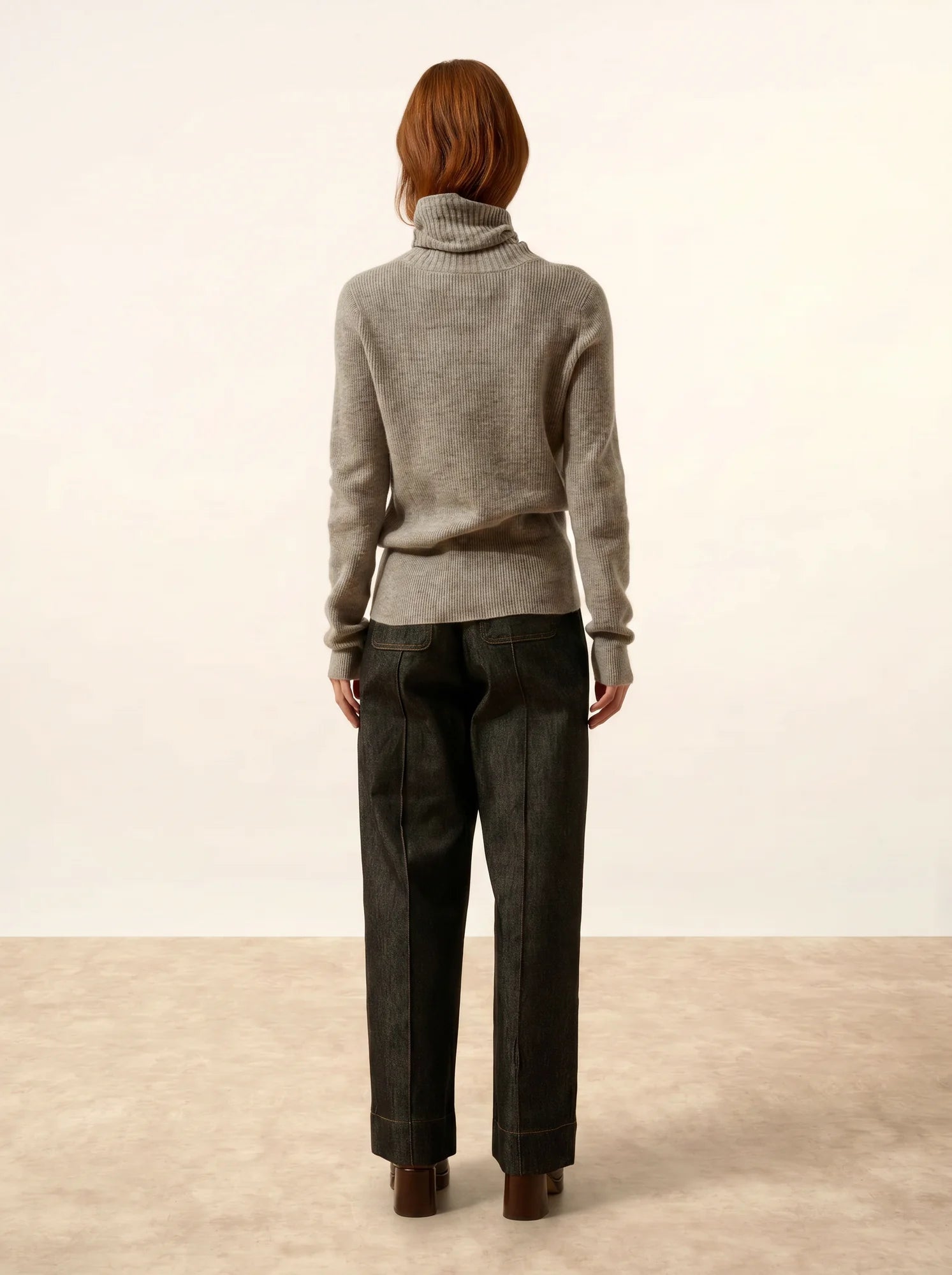 BILL pullover rollkragen wolke meliert