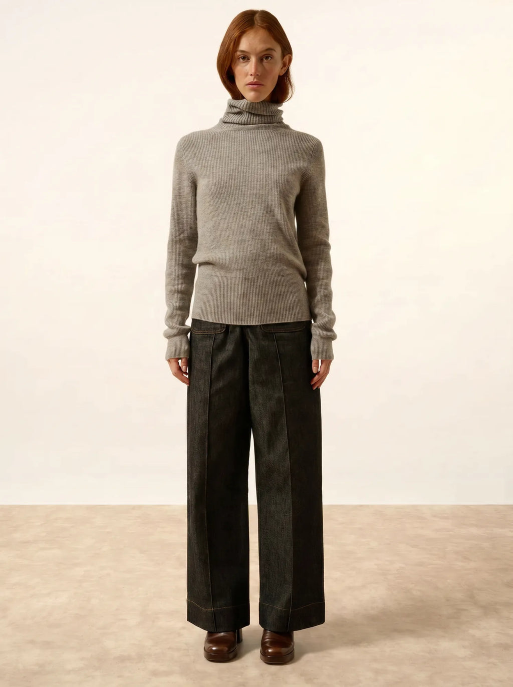 BILL pullover rollkragen wolke meliert