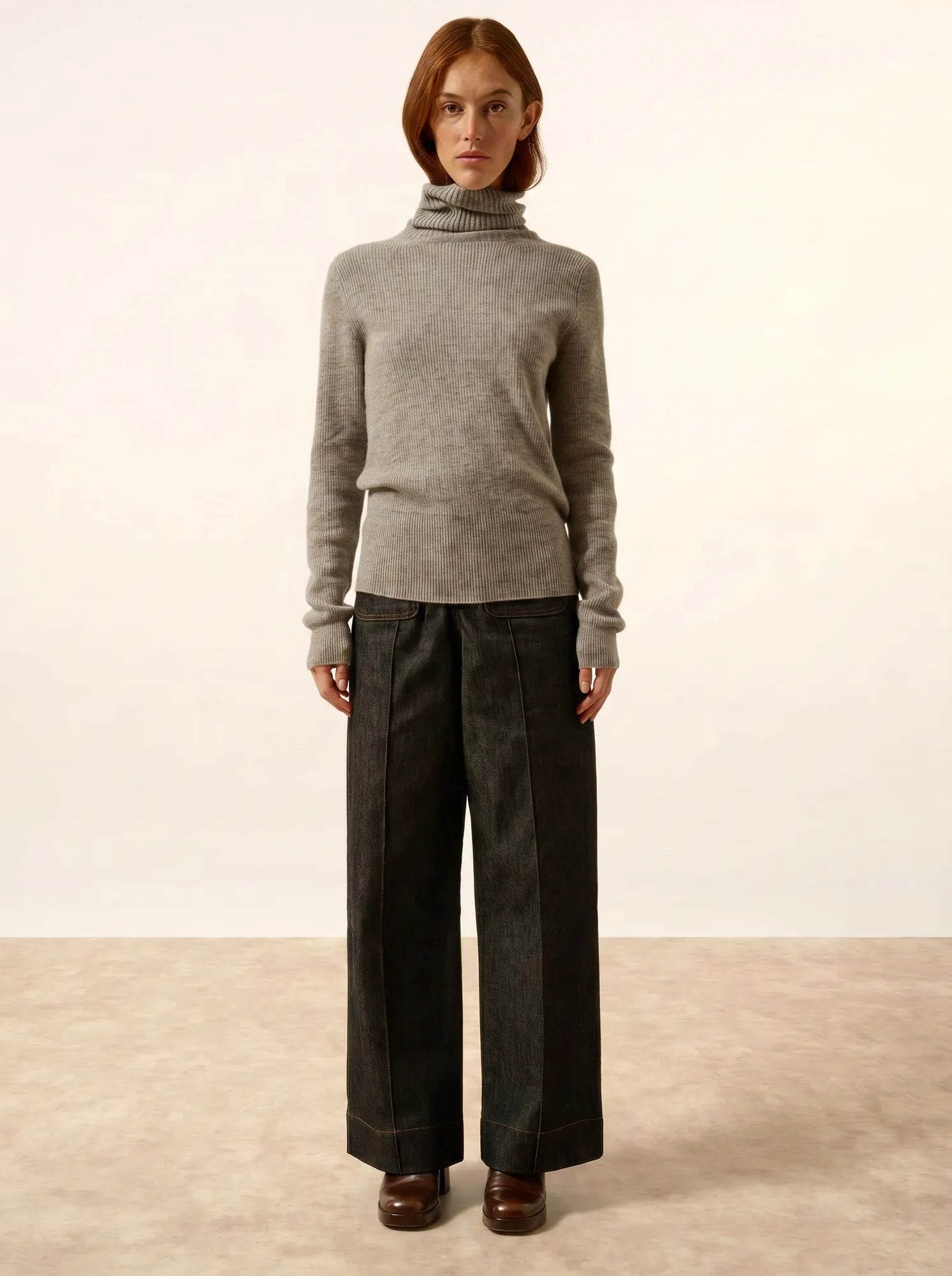 BILL pullover rollkragen wolke meliert