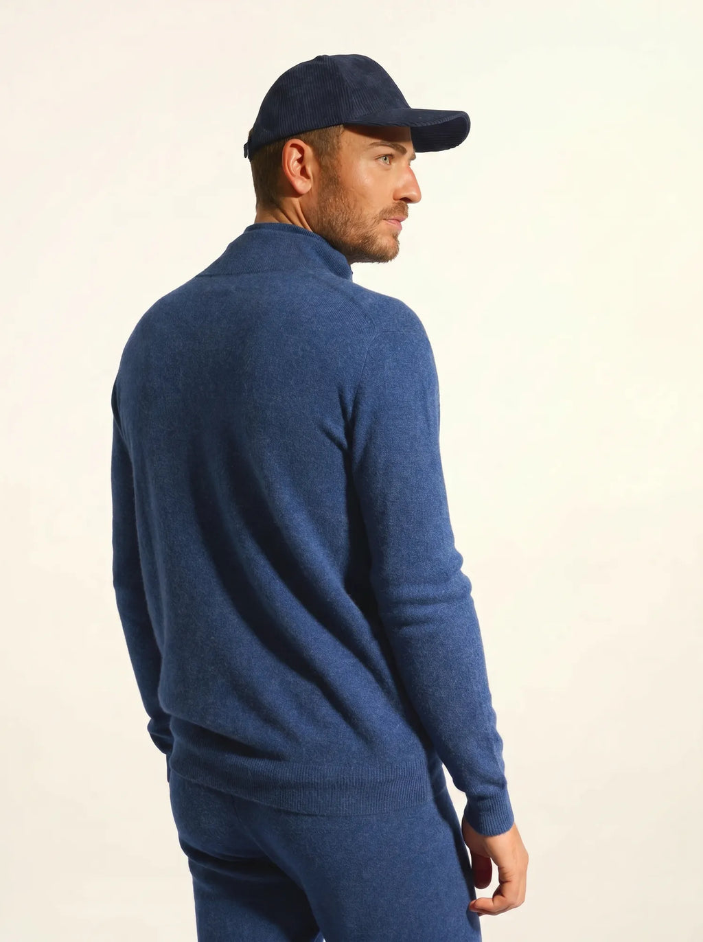 BRADLEY pullover dockermütze océan meliert