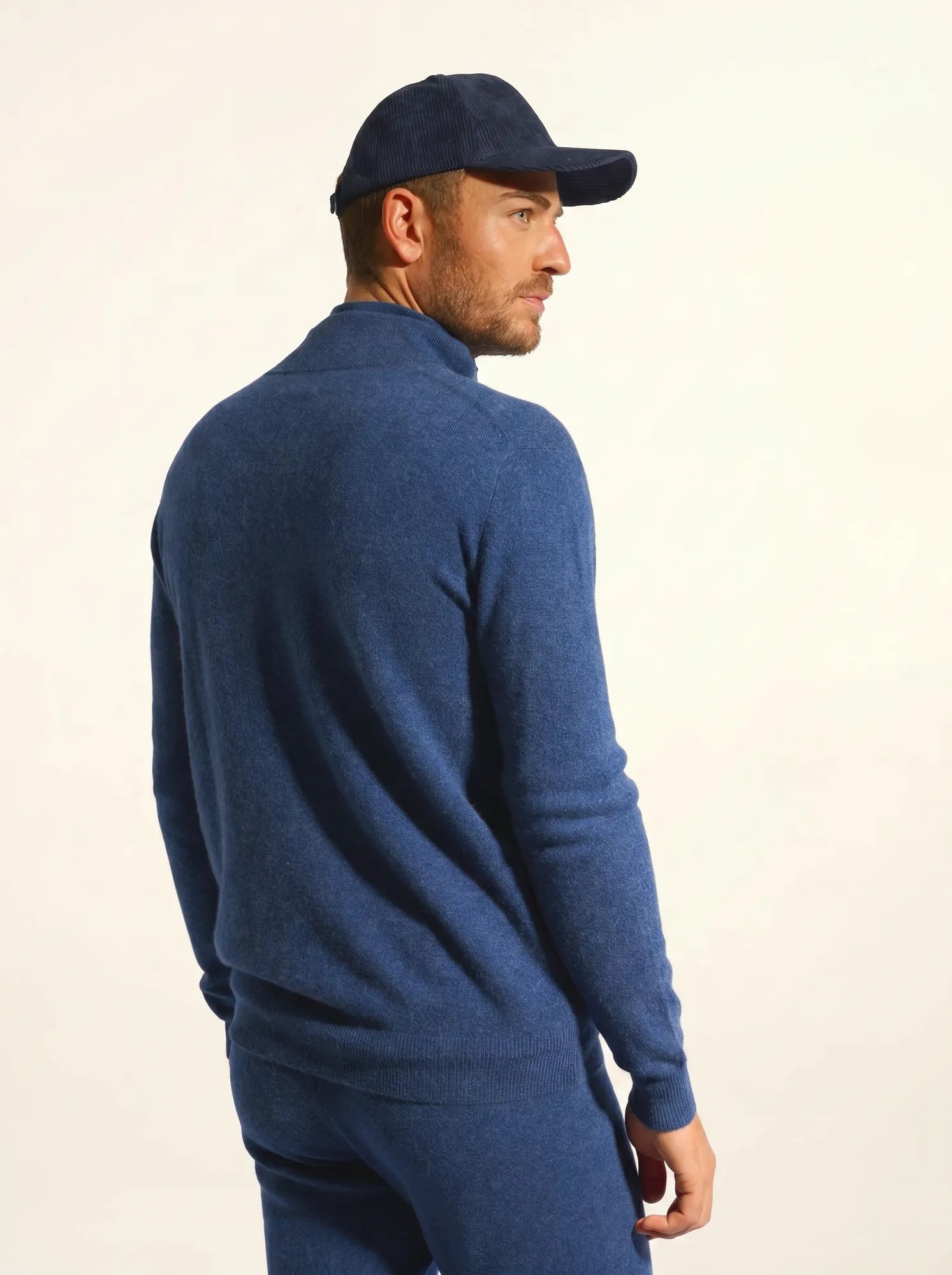 BRADLEY pullover dockermütze océan meliert