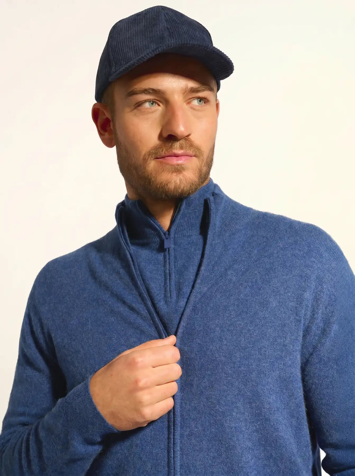 BRADLEY pullover dockermütze océan meliert