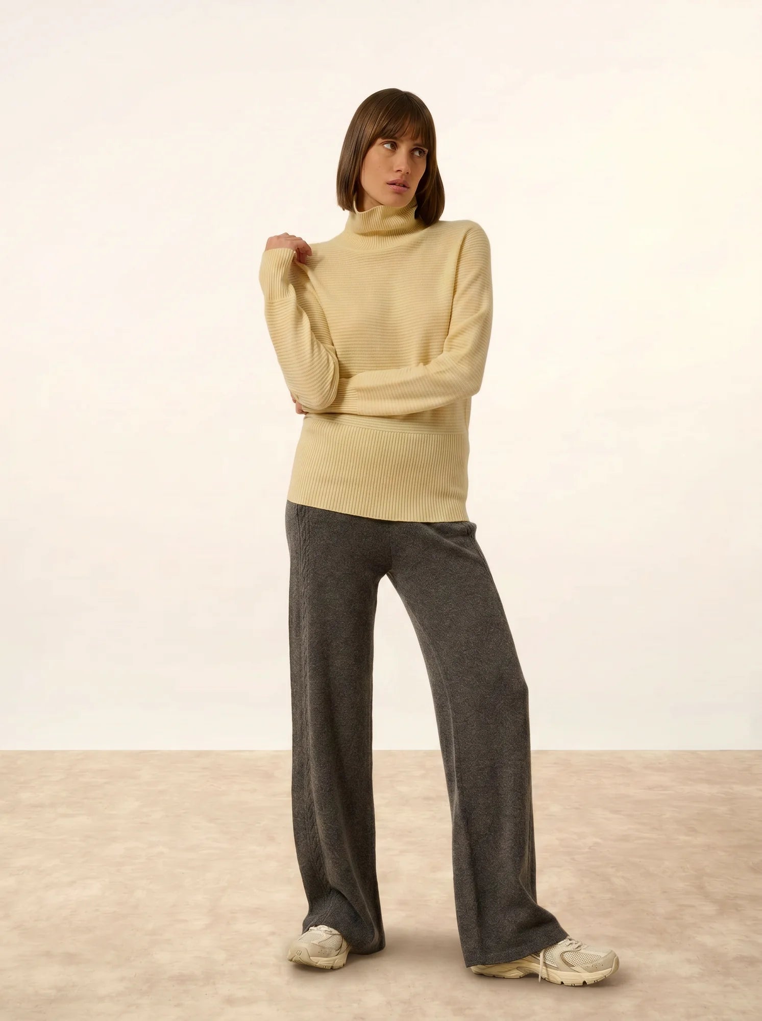 UDNY pullover rollkragen limonade