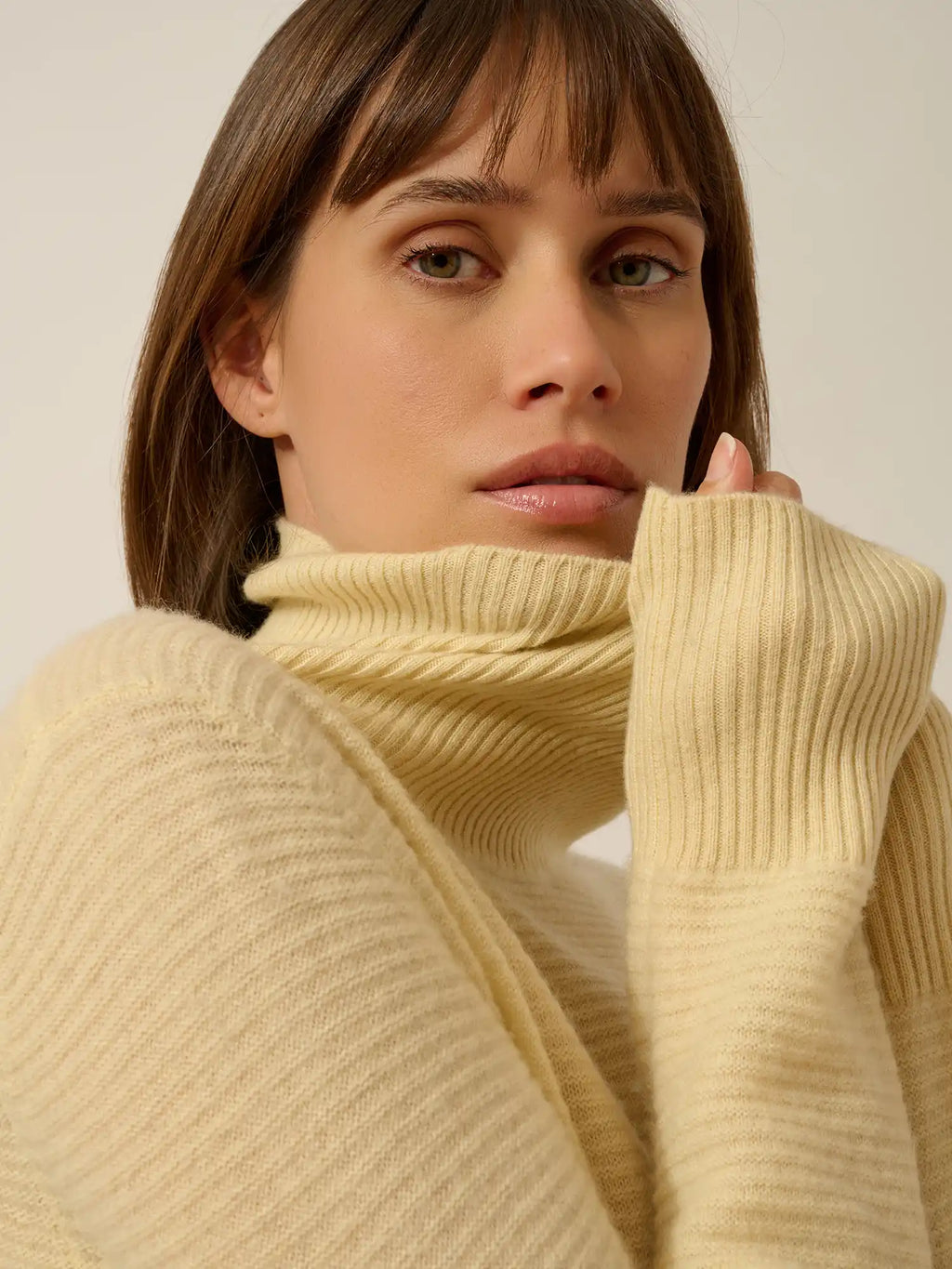 UDNY pullover rollkragen limonade