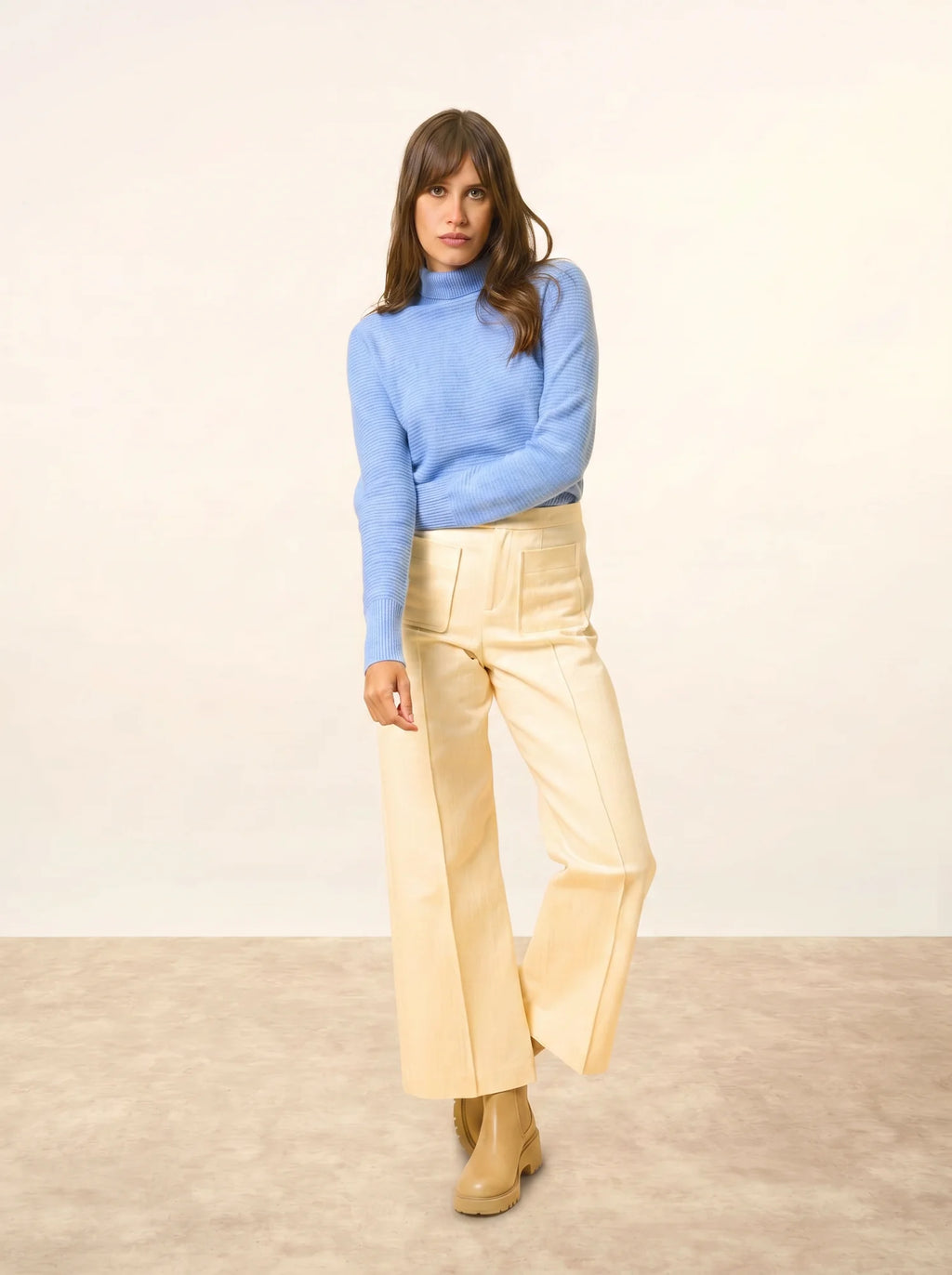 UDNY pullover rollkragen himmelblau