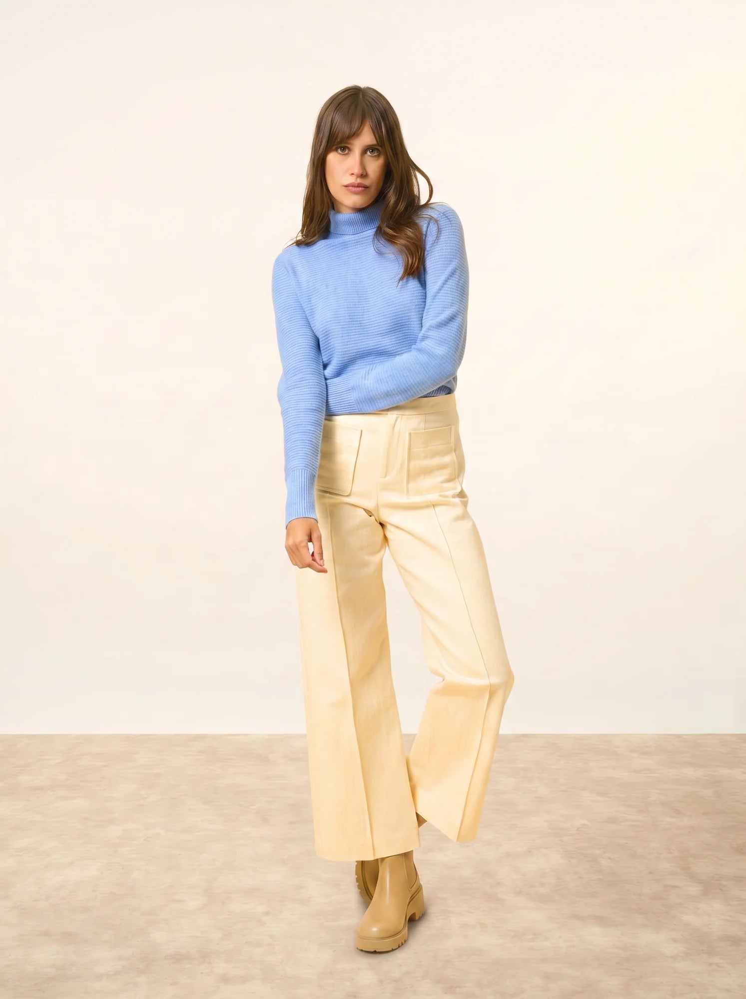 UDNY pullover rollkragen himmelblau