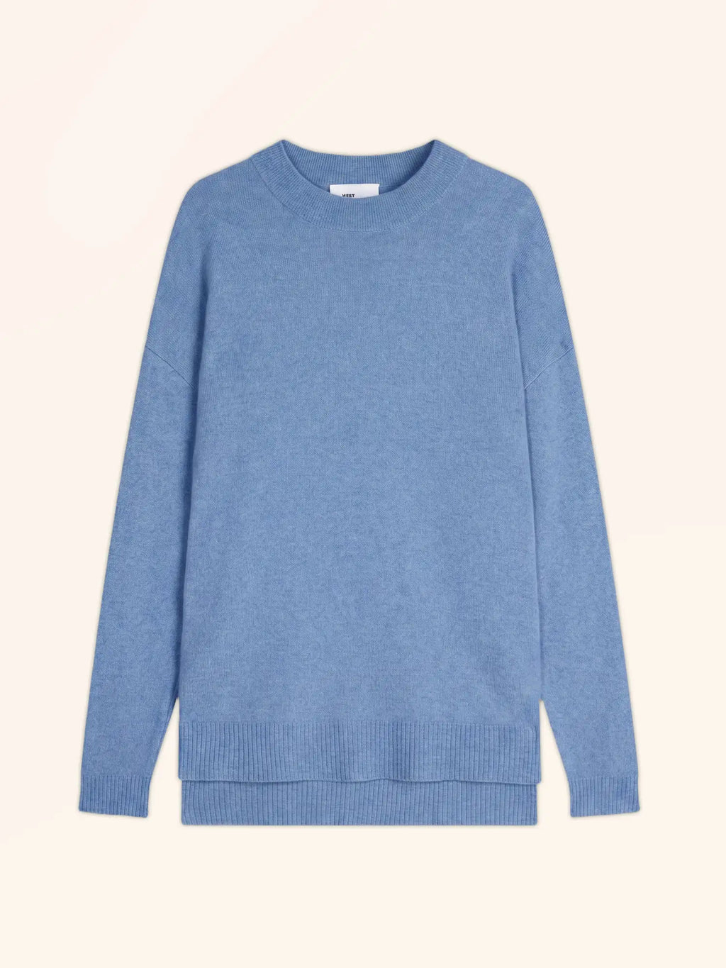 JOSPE pullover rundhalsausschnitt himmelblau