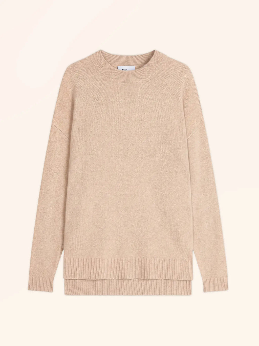 JOSPE pullover rundhalsausschnitt sand