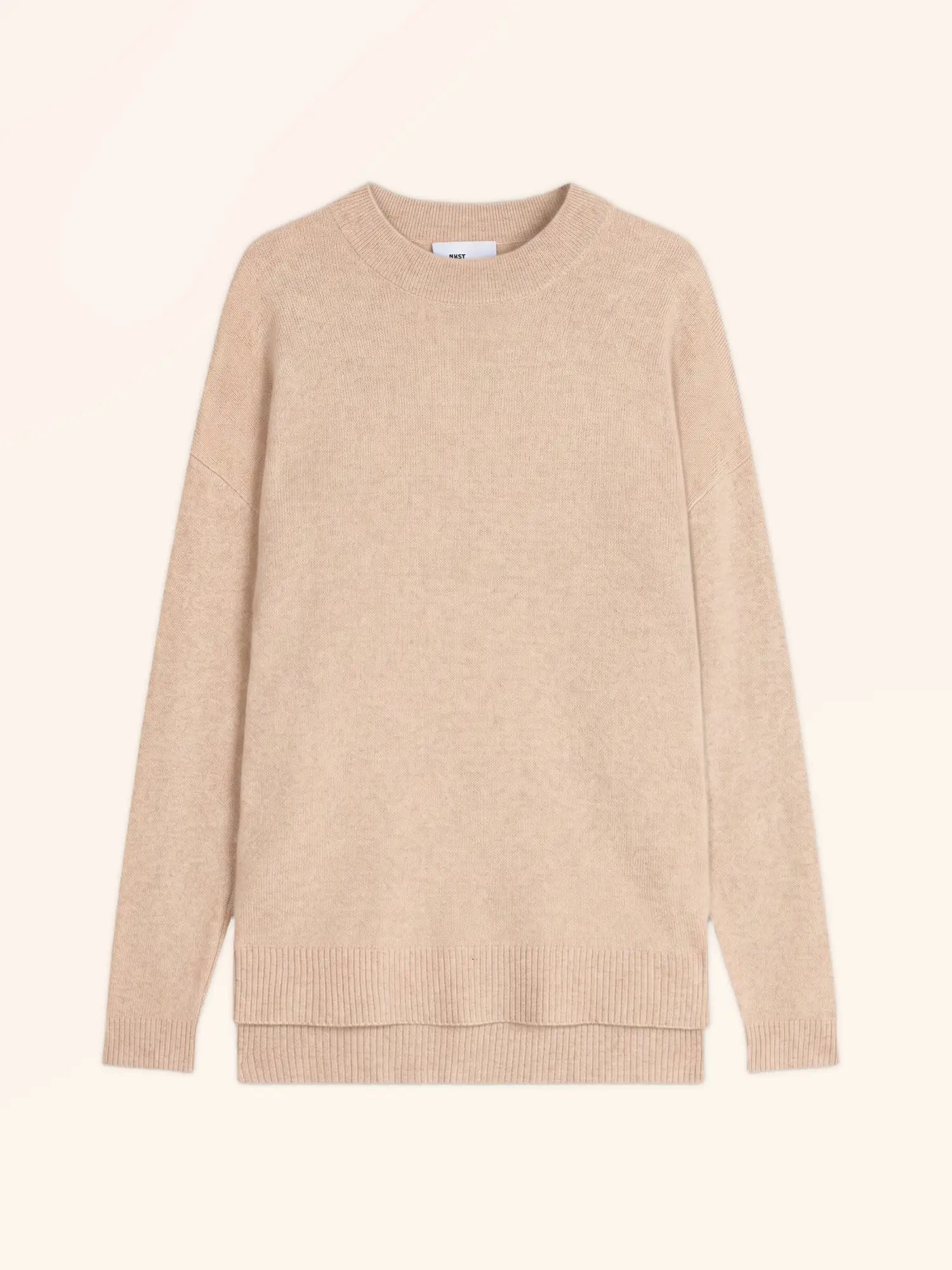 JOSPE pullover rundhalsausschnitt sand