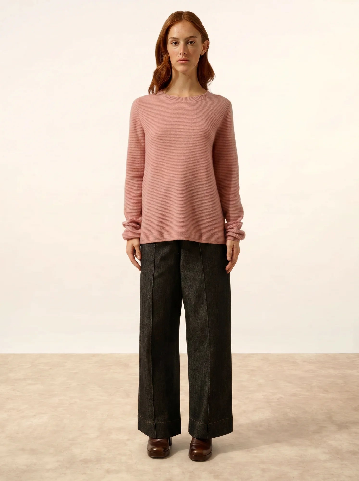 NETHY pullover u-boot-ausschnitt bois de rosa