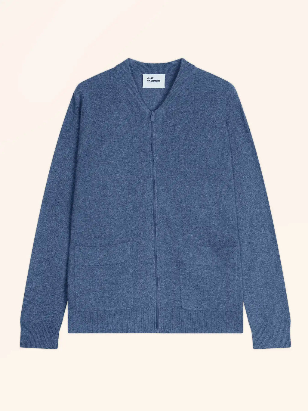 ERVIE weste mit reissverschluss col mao blau denim