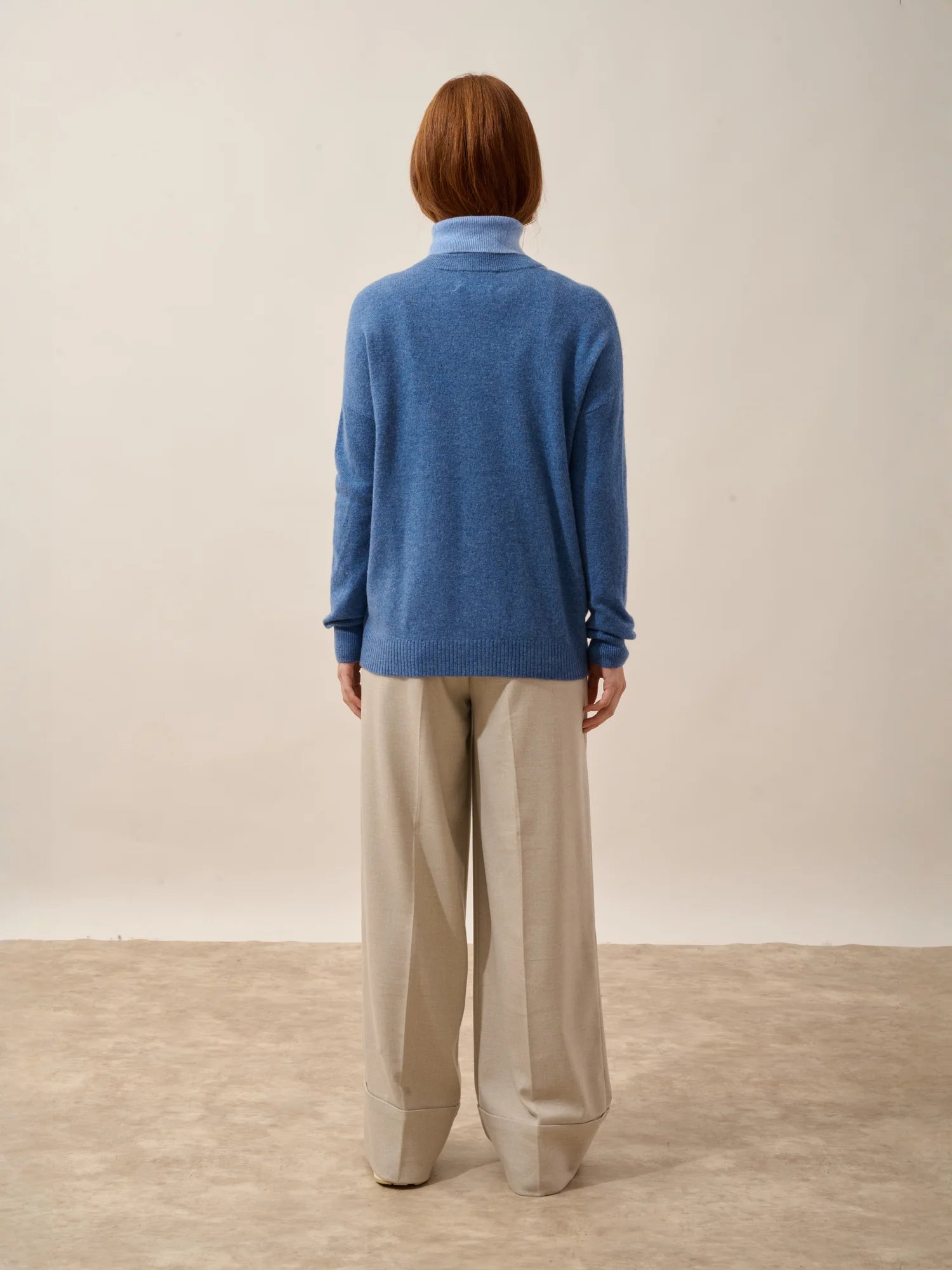 ERVIE weste mit reissverschluss col mao blau denim