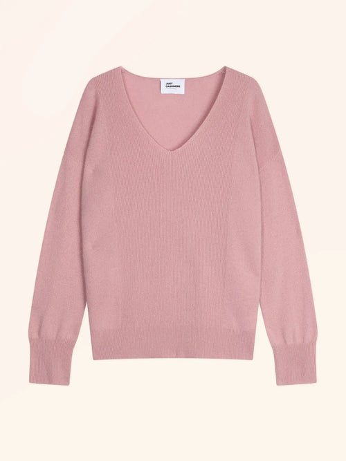 BIRSE pull col V bois de rose