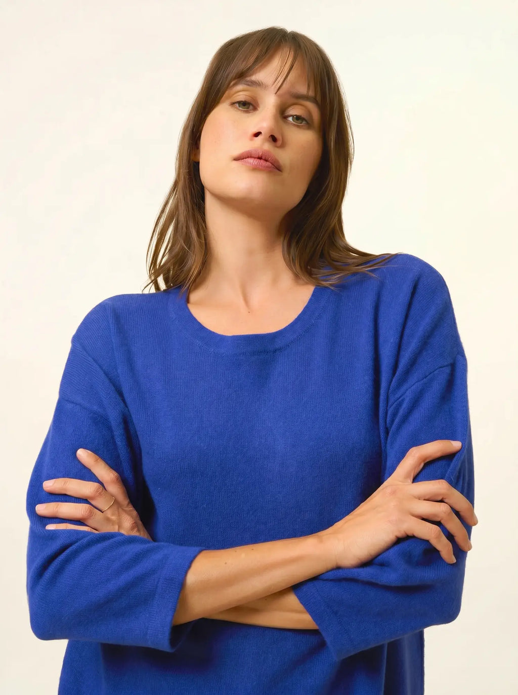 CLATTIE pullover rundhalsausschnitt ultramarin