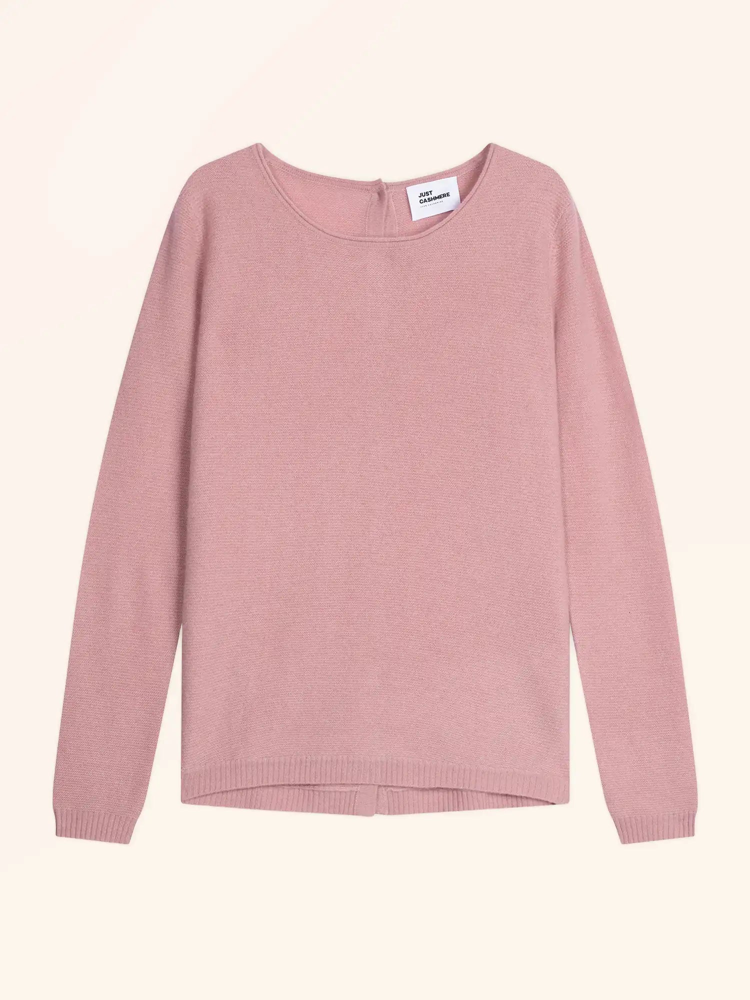 OLENA pullover rundhalsausschnitt geknöpft hinten bois de rosa