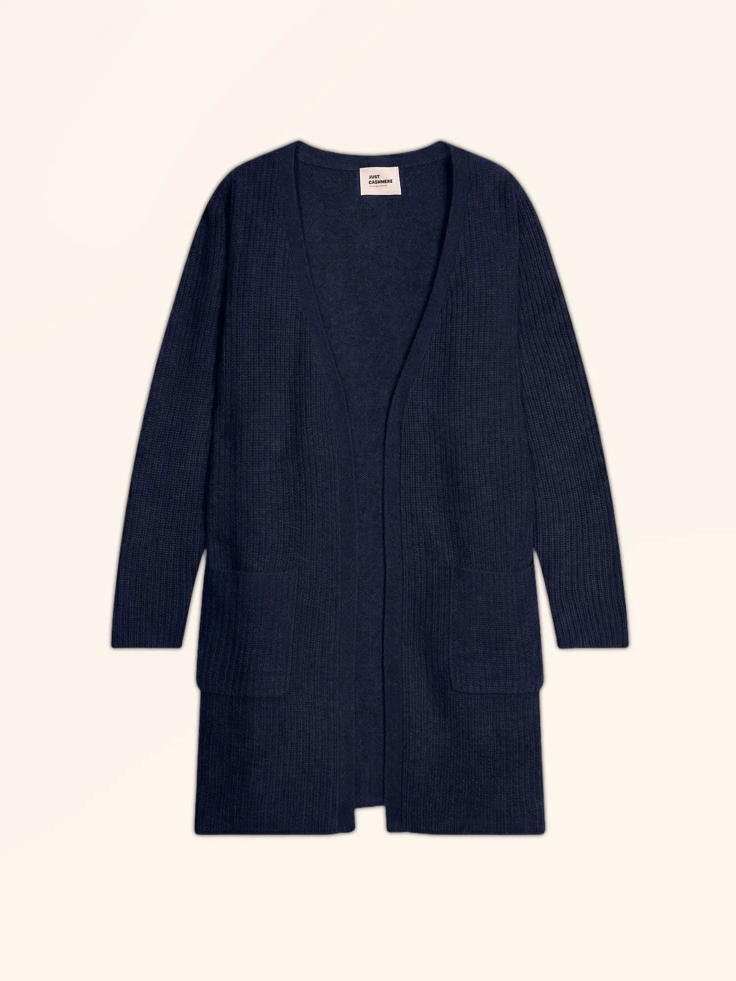 BRAEMAR jacke lang offen 4-fädig marineblau