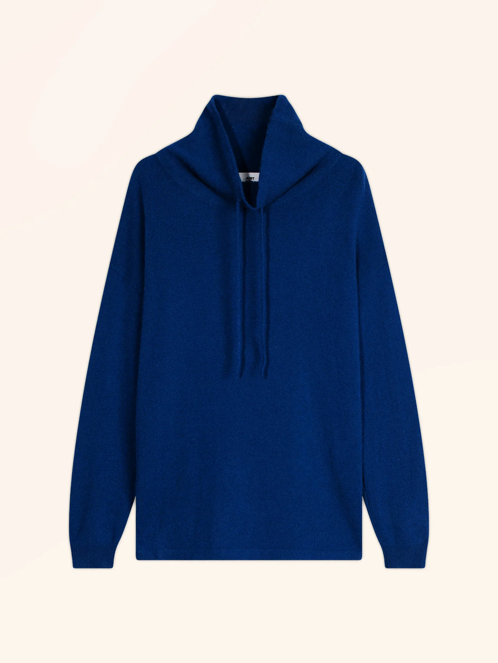 MELROSE pullover stehkragen kordelzug seitenschlitze ultramarin