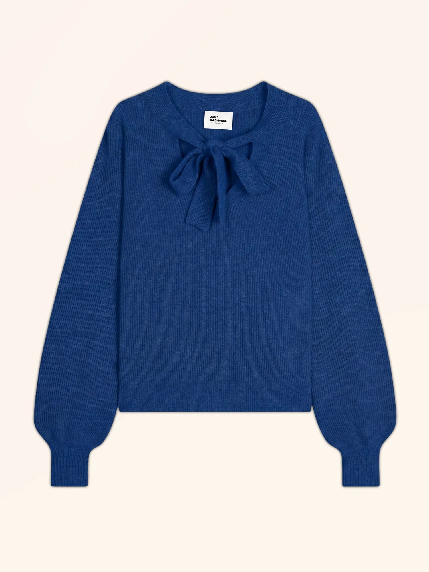 NOTY pullover col lavallière ultramarin