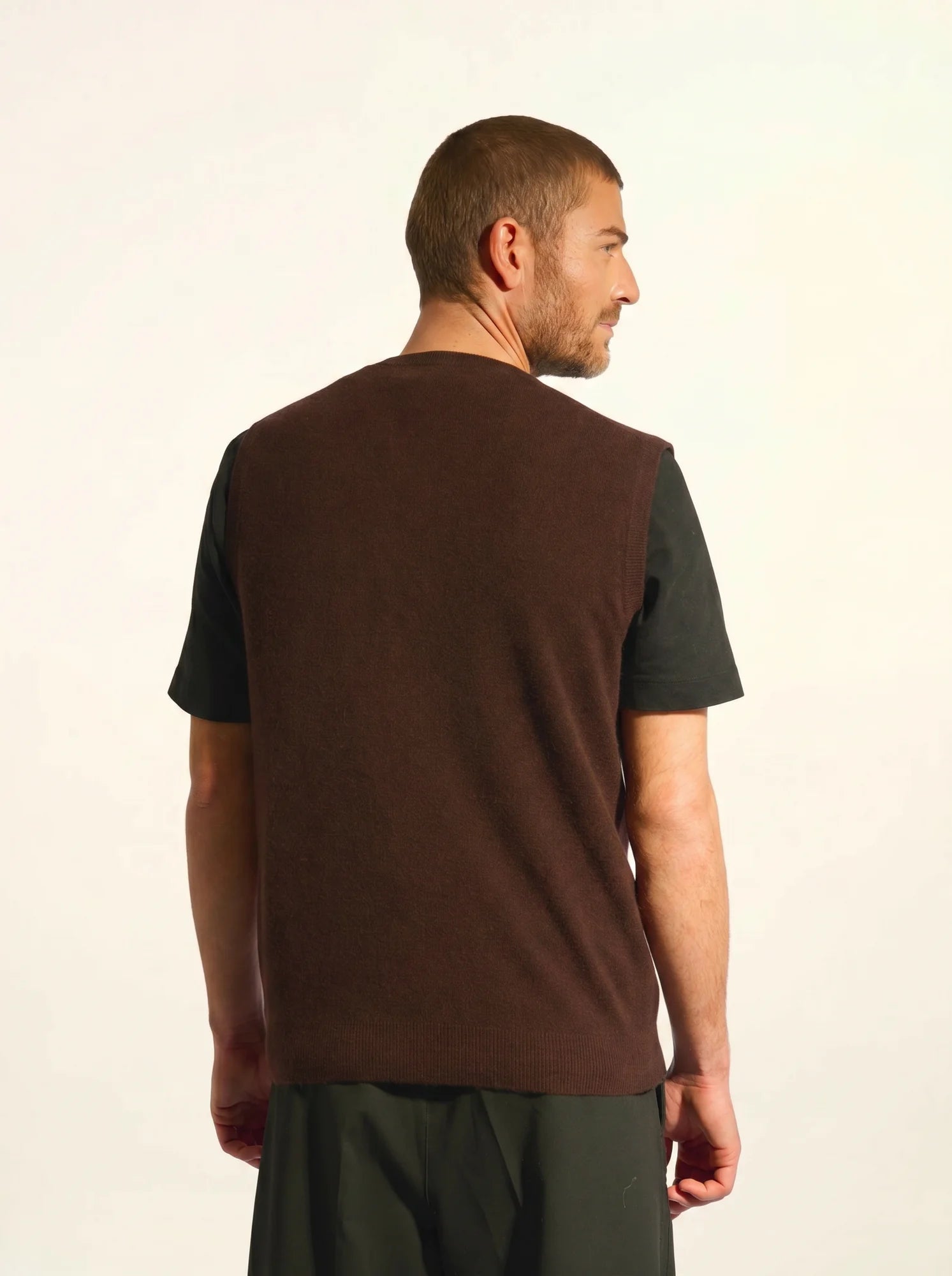CORKI top v-ausschnitt choco