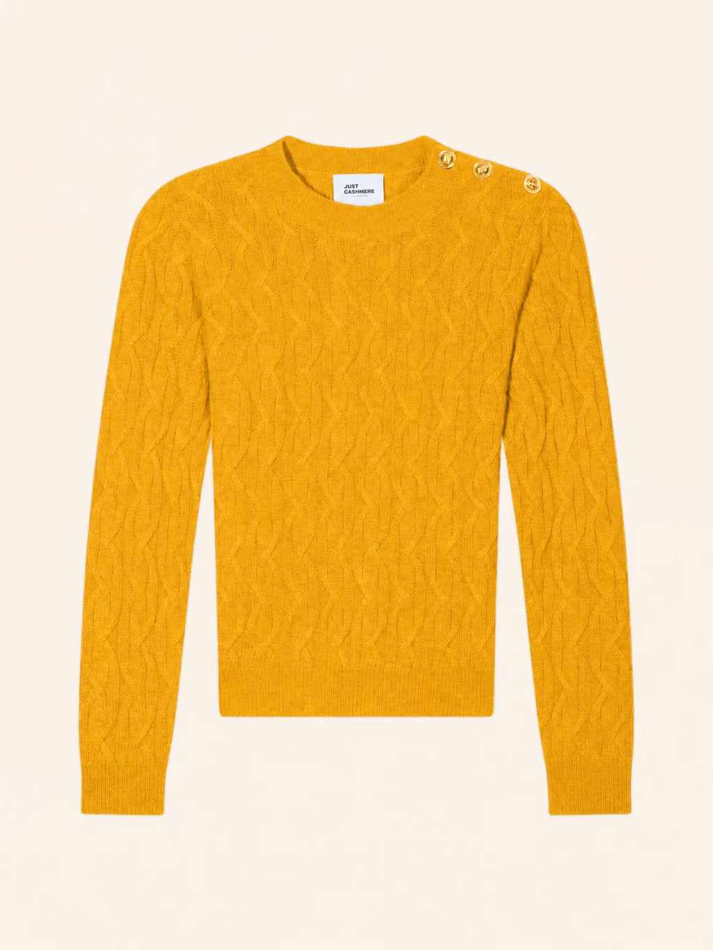 LYND pullover rundhalsausschnitt marine 4-fädig curcuma