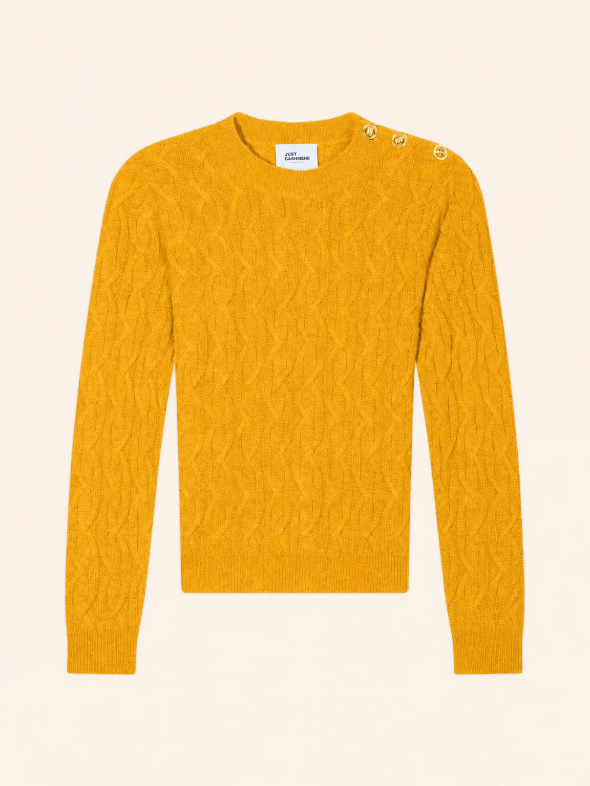 LYND pullover rundhalsausschnitt marine 4-fädig curcuma