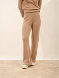 MARGRET hose évasé camel meliert