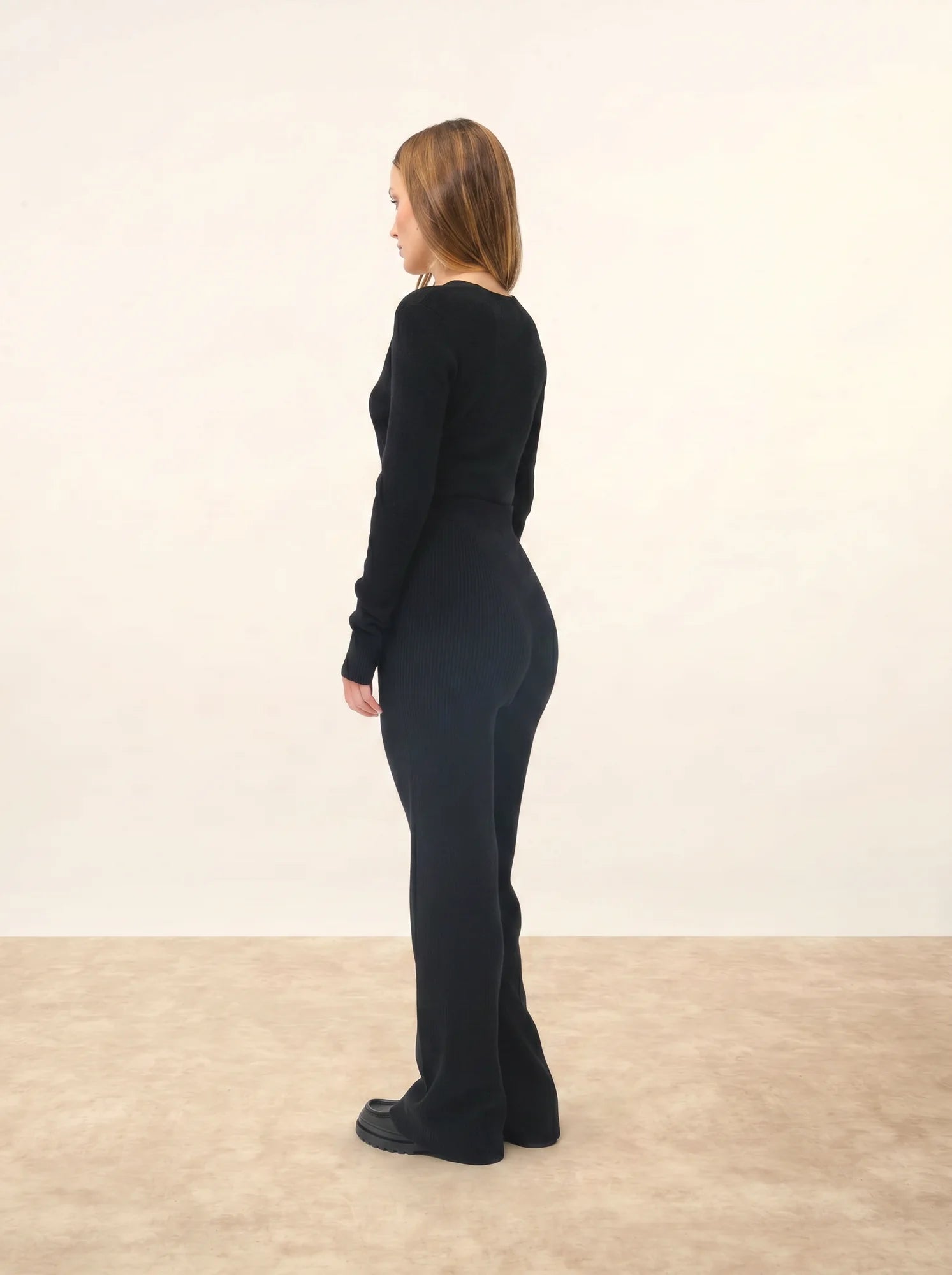 MARGRET hose évasé schwarz