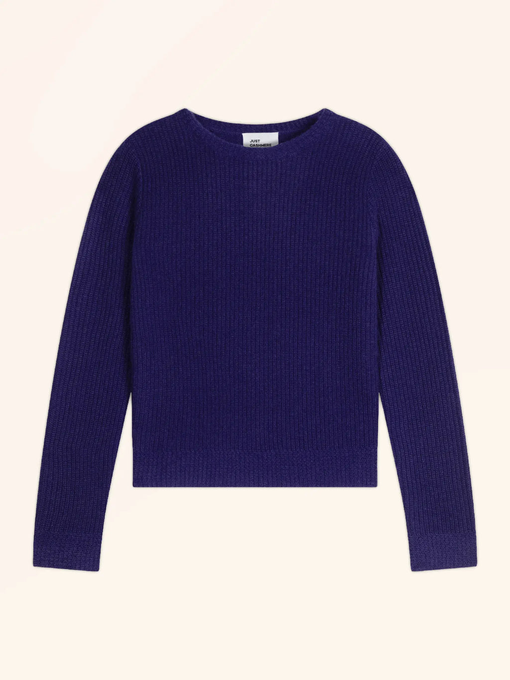 SIGRUN pullover rundhalsausschnitt 4-fädig violett
