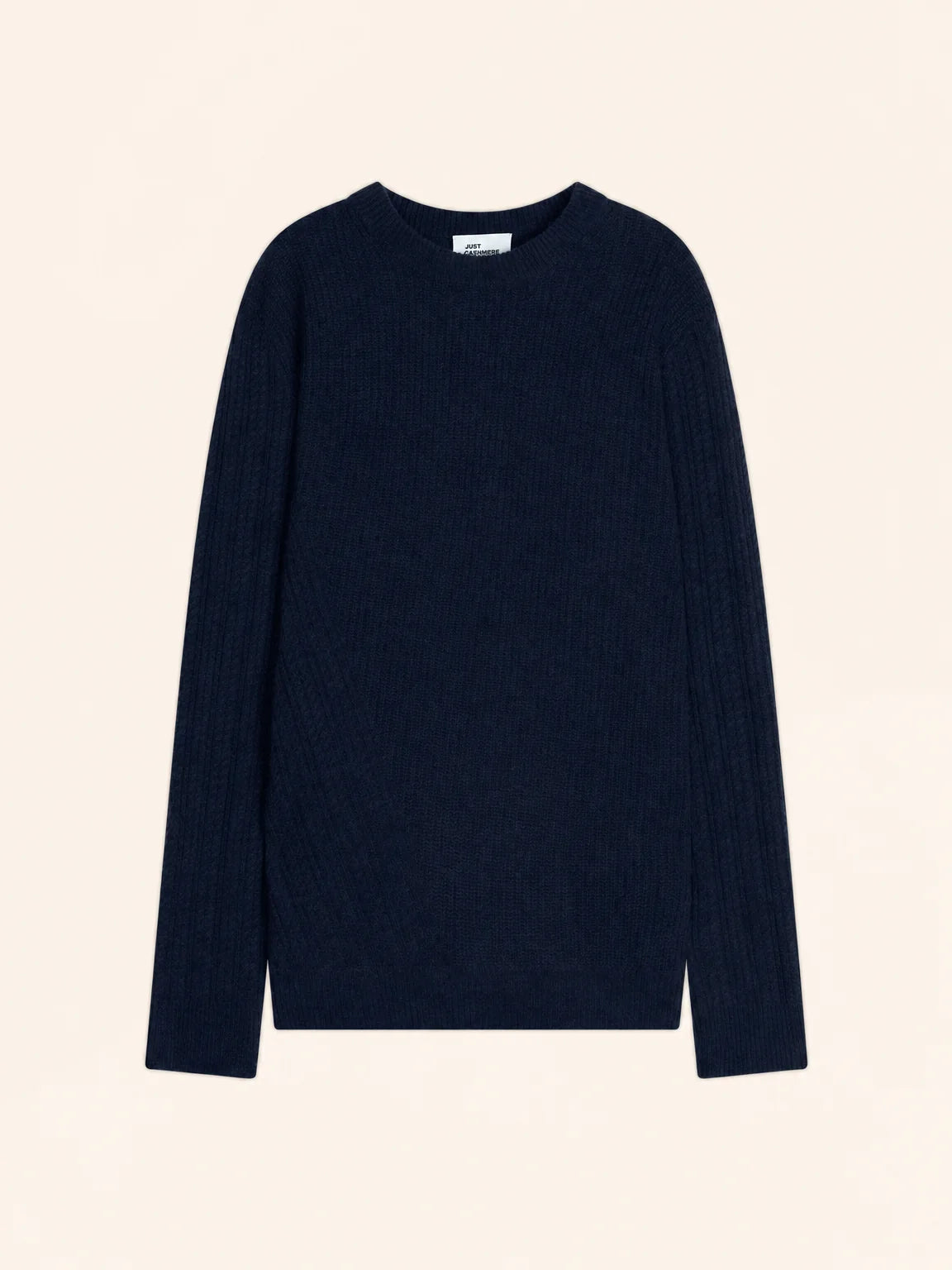LUKKA pullover rundhalsausschnitt 4-fädig marineblau
