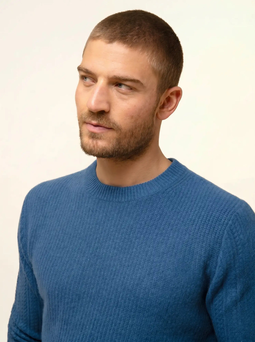 LUKKA pullover rundhalsausschnitt 4-fädig paon