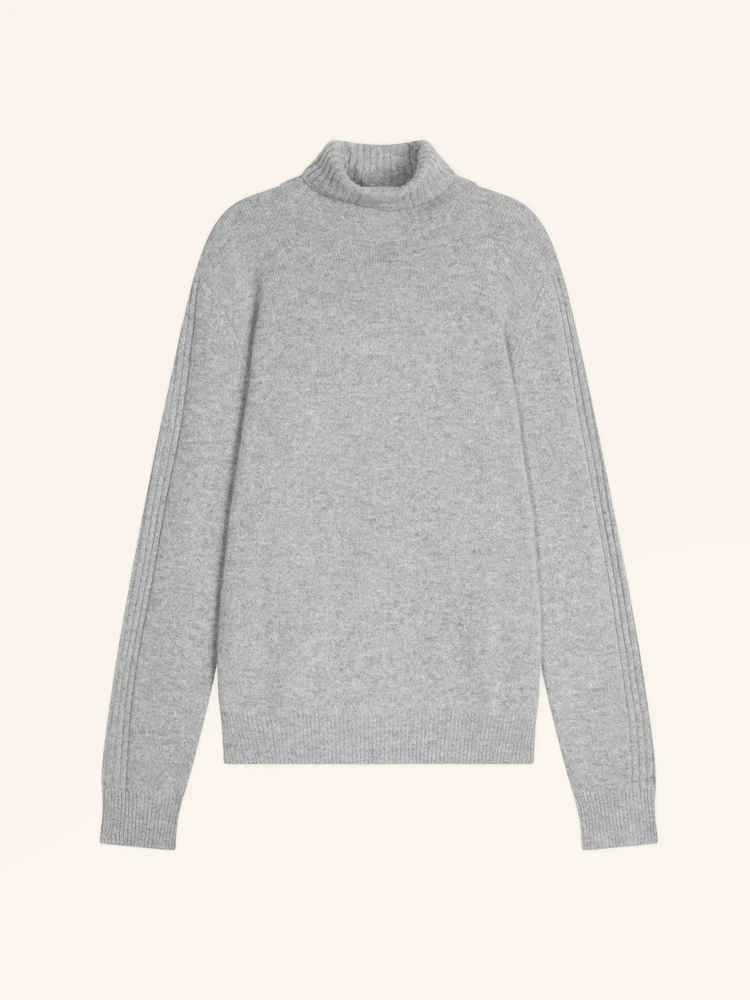 NOI pullover rollkragen 4-fädig wolke meliert