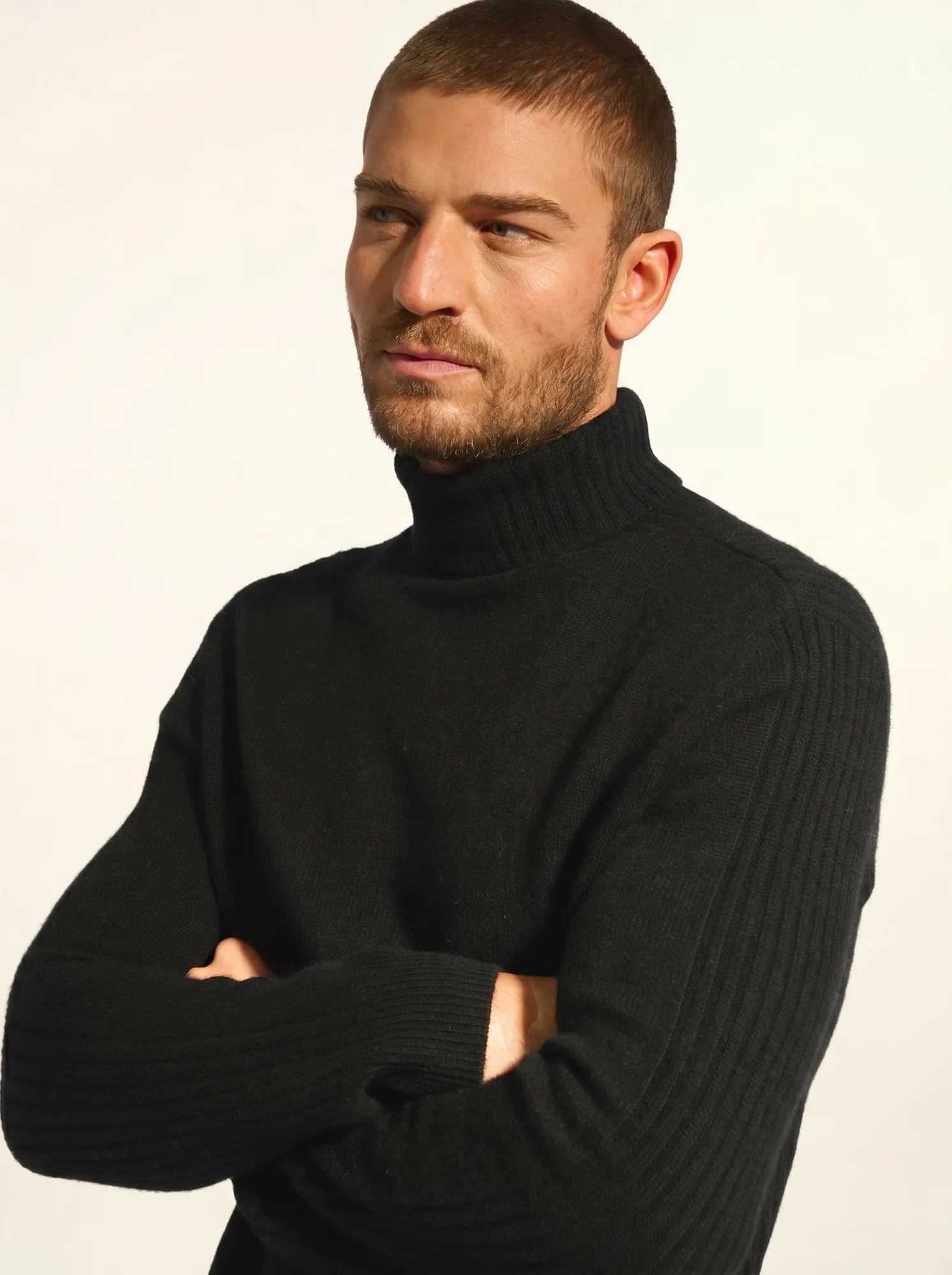 NOI pullover rollkragen 4-fädig schwarz