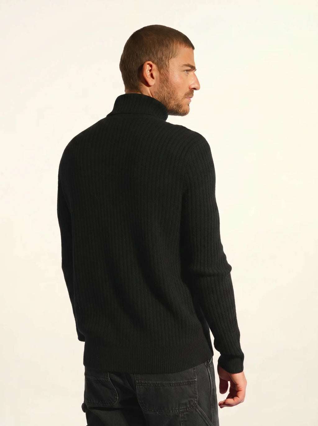 NOI pullover rollkragen 4-fädig schwarz