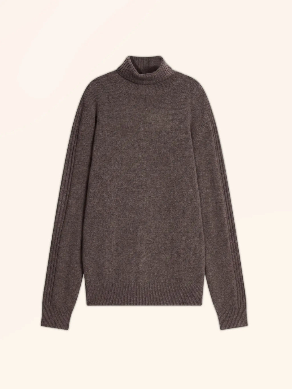 NOI pullover rollkragen 4-fädig taupe meliert