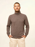 NOI pullover rollkragen 4-fädig taupe meliert
