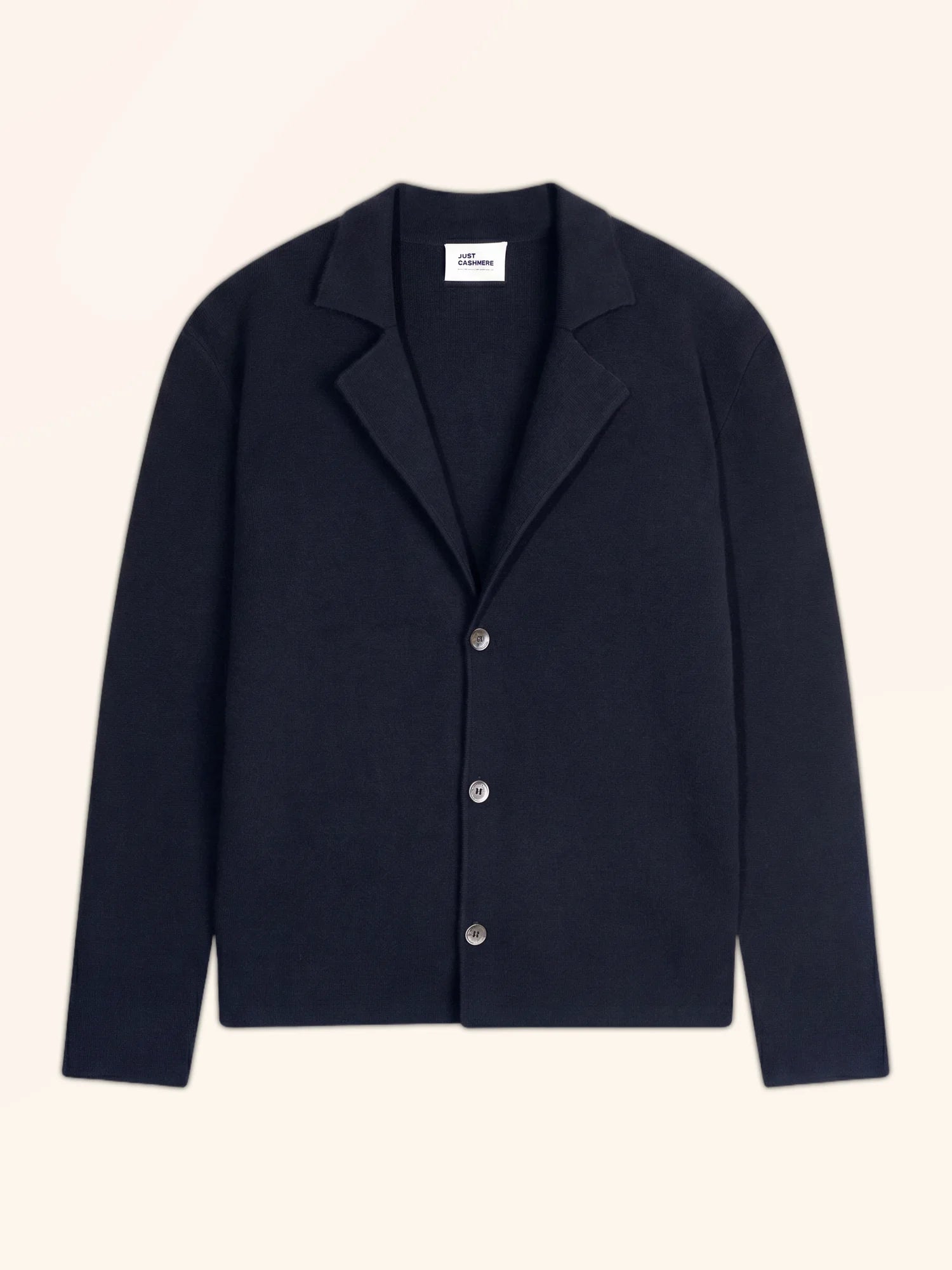 ALVAR veste boutonnée col tailleur bleu marine